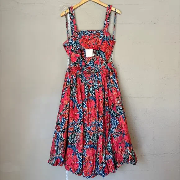 $590 Ulla Johnson REVOLVE Olympia Dress Women's 12 Flamingo
